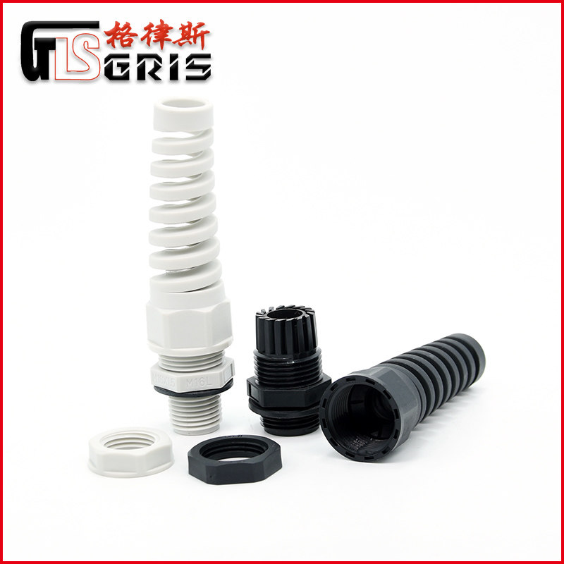 M公制PG德制G英制NPT美制螺纹 防折弯尼龙电缆葛兰头塑料防水接头