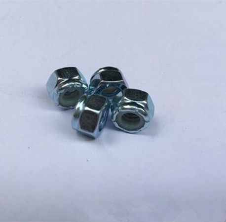 Гайка с нейлоновым замком из оцинкованной углеродистой стали американского стандарта, метрическая противоотвинчивающаяся гайка с блокировкой, полный ассортимент стандартов UNC