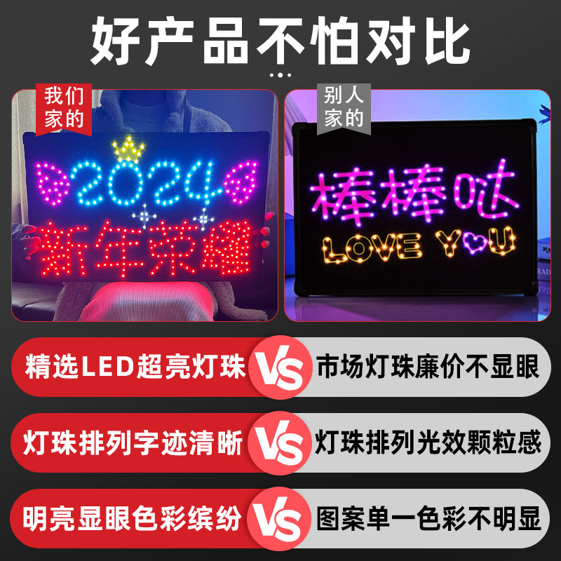 Золотая светящаяся табличка на заказ для поддержки фанатов на концертах звезд, День Рождения Haidilao, светодиодный мягкий длинный ручной светящийся реквизит