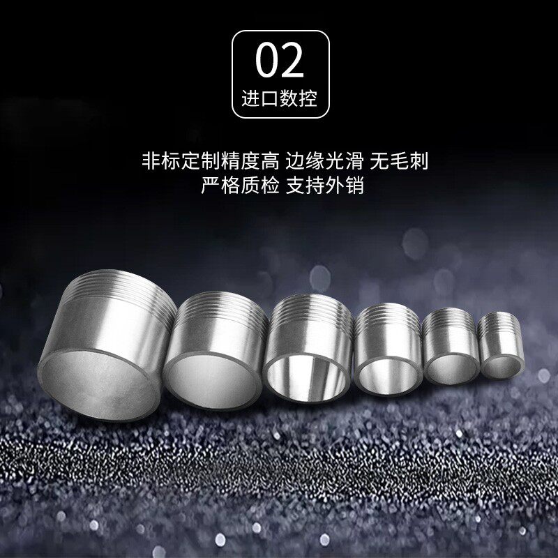 304 нержавеющая сталь сварной одношляпочный штифт 316 нержавеющая сталь наружная резьба утолщенный одношляпочный штифт наружная резьба 2分 4分 6分 1 дюйм