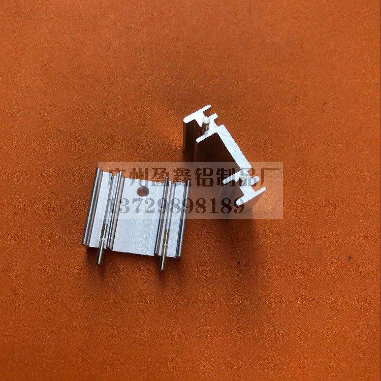 Алюминиевый профиль 25*8*20 двухштыревой теплоотводной алюминиевый блок с штырями LED радиатор теплоотвод электронный охладитель
