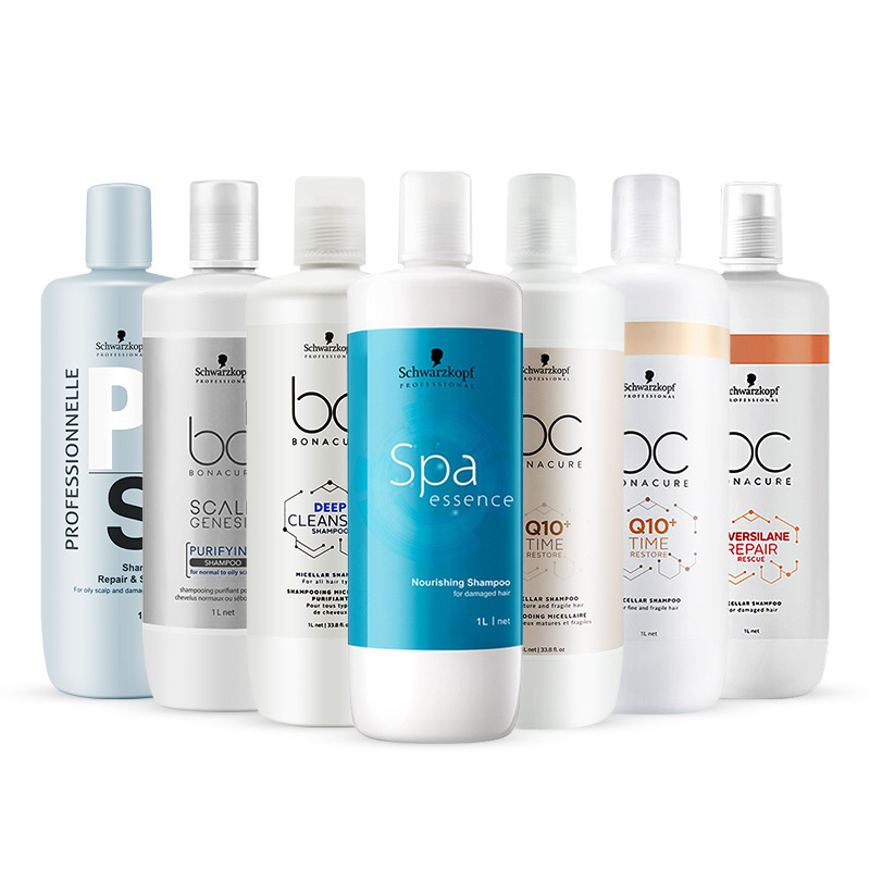 Шампунь и кондиционер Schwarzkopf Q10 для восстановления и увлажнения с контролем жирности и объемом