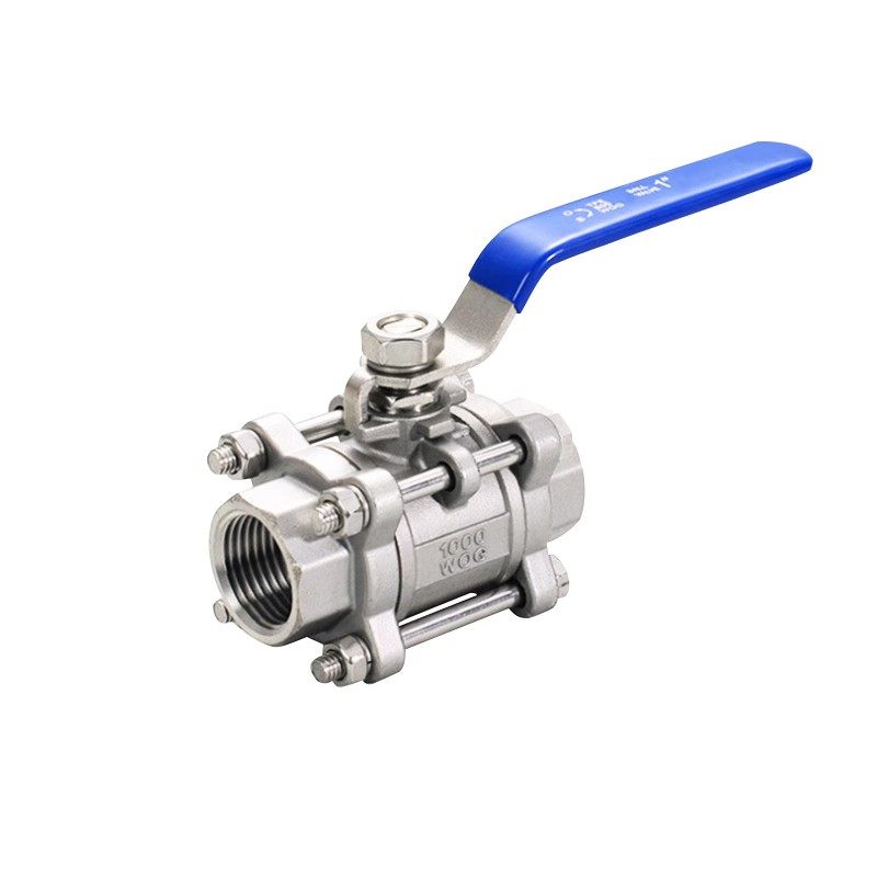 304 Stainless Steel Threaded Three-Piece Ball Valve 4/6/1 Inch and 316 Stainless Steel Three-Piece Internal Thread Ball Valve 2 Inch
