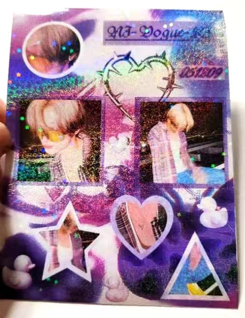 Индивидуальные фигурные наклейки с вырубкой, аниме, мультяшные самоклеящиеся печатные этикетки, мерч знаменитостей, изготовление по индивидуальному дизайну