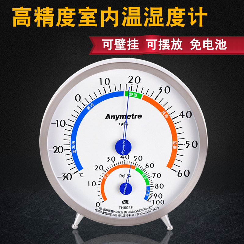 Высокоточный промышленный и домашний гигрометр и термометр Medesi для аптеки, лаборатории и детской комнаты