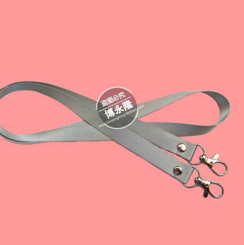 Шнурок для бейджа 1.5CM с двойным крючком и двойной пряжкой, рабочий ремешок, салонный бейдж с возможностью нанесения логотипа
