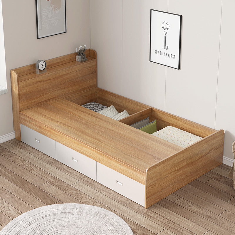 Детская односпальная кровать для малогабаритных квартир 1 м и 1,2 м с ящиками для хранения, просторная кровать для аренды