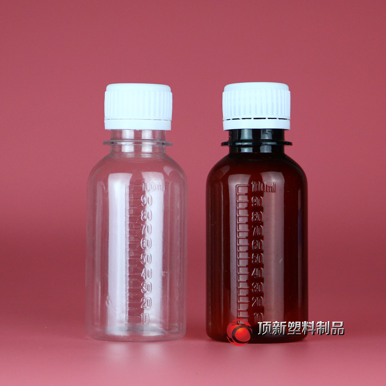 Утолщённая бутылка для спирта 60/100 мл с защитой от кражи, пластиковая бутылка с узким горлышком, образец, прозрачная PET бутылка для жидкостей, для дозирования