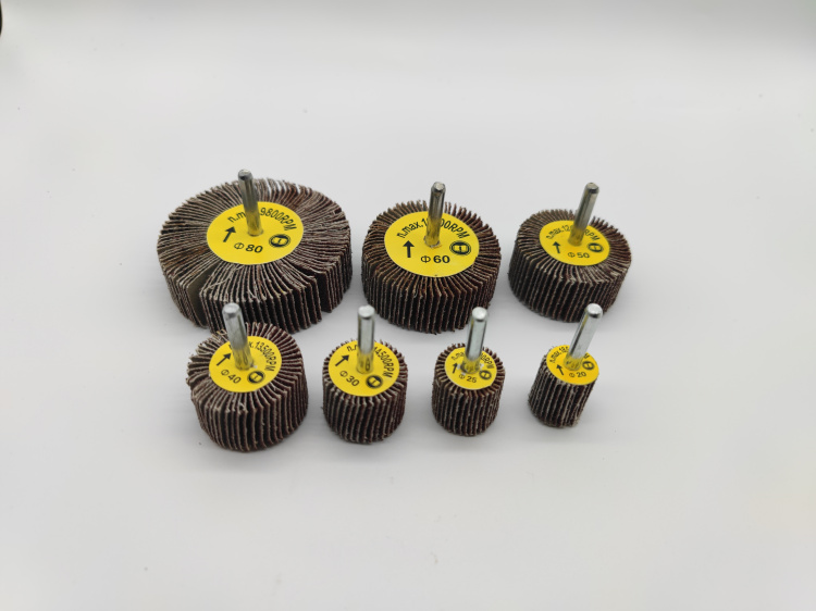 Шлифовальные лепестковые диски с хвостовиком, наждачные лепестковые диски, металлические полировальные головки, наличие на складе в Тяньцзине 16/20/25-80