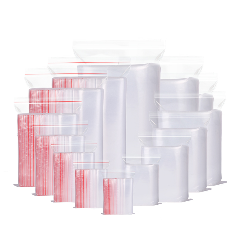 Самозакрывающиеся пакеты 12x17x16 см, усиленные упаковочные пластиковые пакеты, прозрачные PE герметичные пакеты для чая, 100 штук