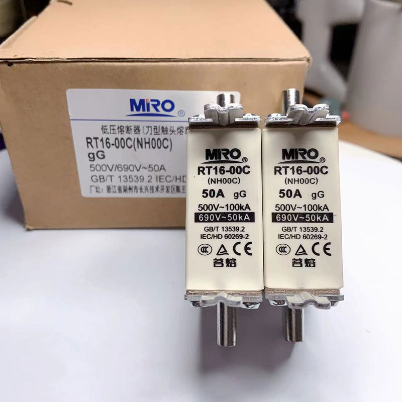 Предохранители MRO Ming R030C NH00C RT16-00C NT00C RT20-000 10A 50A 100A