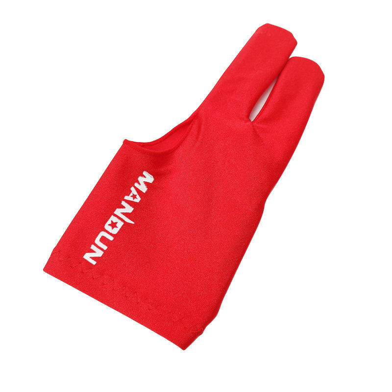 Бильярдные перчатки с тремя пальцами синие для бильярдного зала, мягкие, впитывающие пот, дышащие, профессиональные черные перчатки