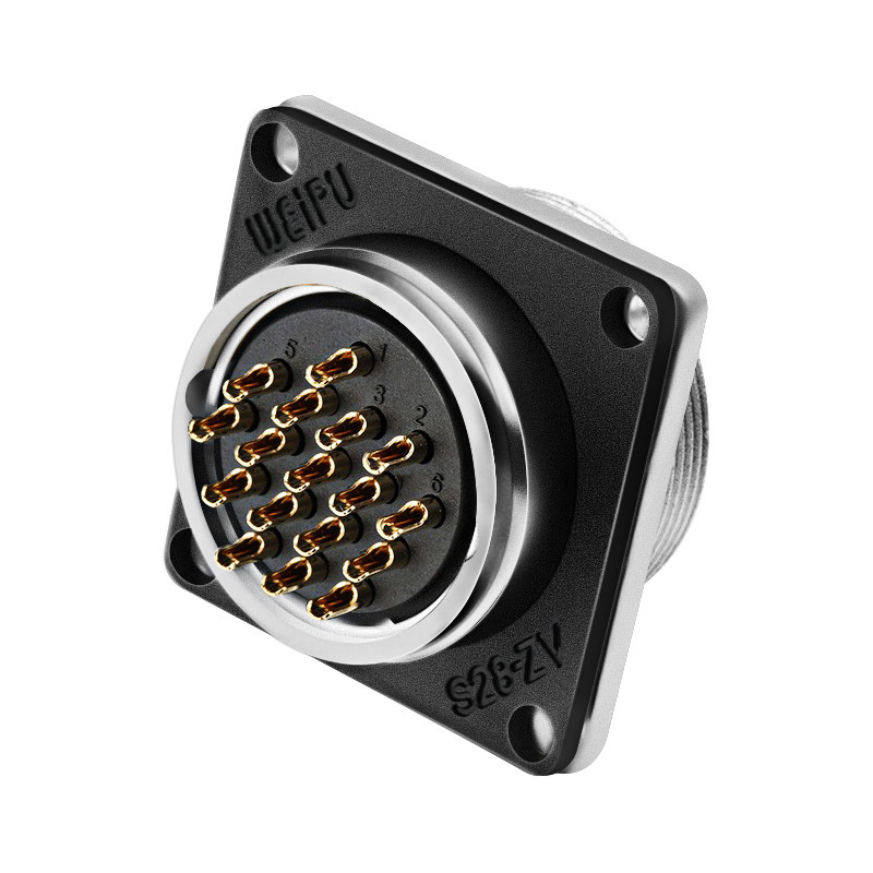 Weipu WS28 Aviation Plug Male and Female Socket Connector with 3, 7, 10, 16, 17, 20, 26 Pins