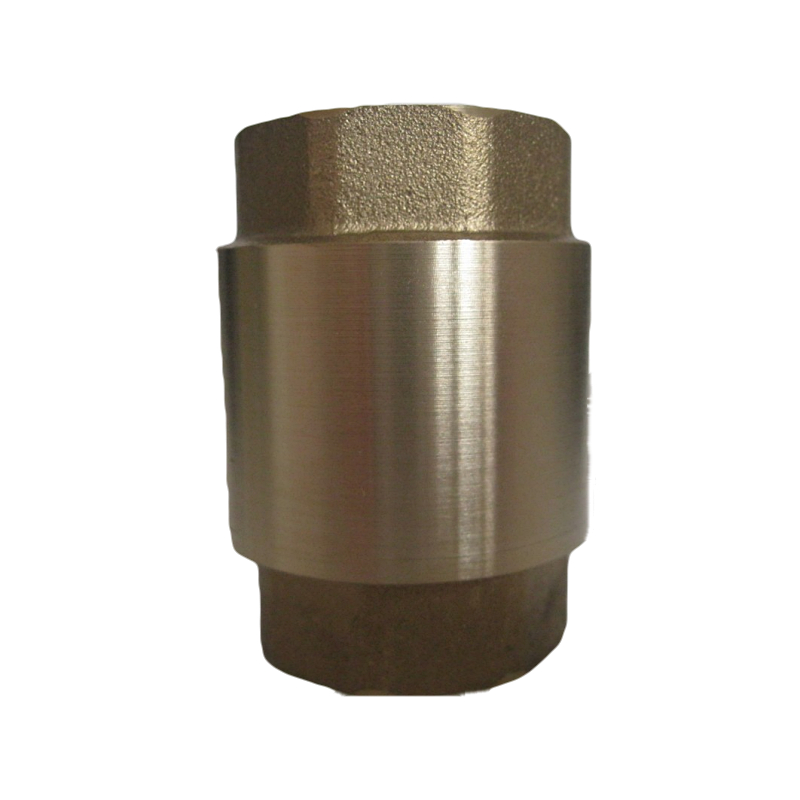 Латунный обратный клапан с пружиной, однонаправленный клапан, горизонтальный антипотоковый клапан, вертикальный запорный клапан, 4 точки, 6 точек, 1 дюйм DN15