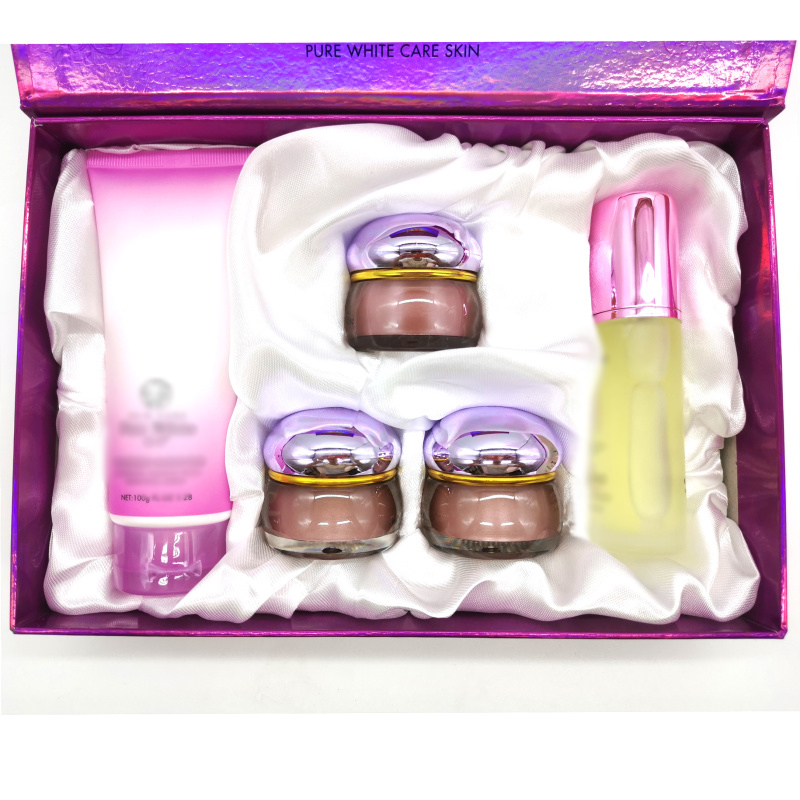 Набор из пяти предметов Jiaoling четыре в одном: дневной и ночной крем, жемчужная мазь, эссенция, увлажняющие косметические средства