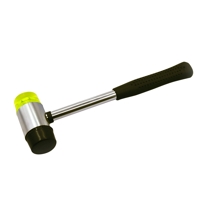 Steel Pipe Handle Rubber Hammer Mallet for Tiles Floor Rubber Small Plastic Installation Hammer