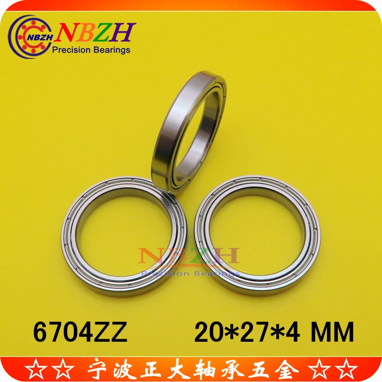 Ультратонкий подшипник из нержавеющей стали S6704ZZ 61704 6704ZZ 6704-2RS 20*27*4 мм