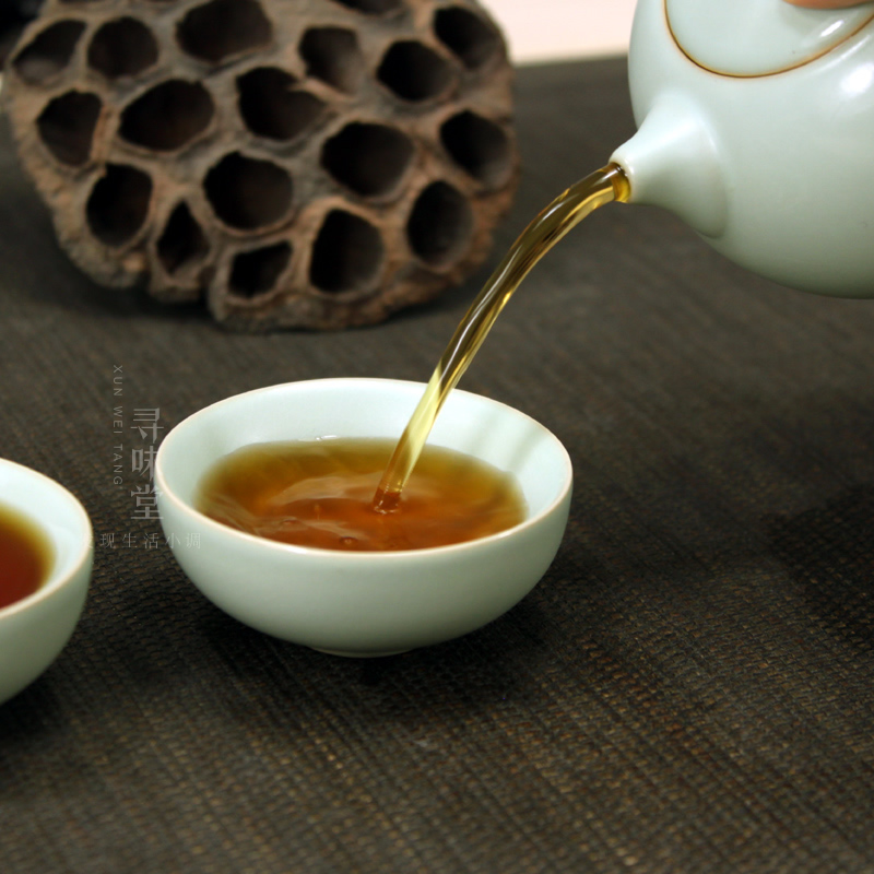 Чашка для дегустации чая Тяньцинь жулановая печь | Высококачественная оригинальная треснувшая чашка для кунг-фу чая из жу-порцеляны
