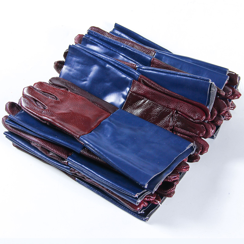 Кожаные сварочные перчатки из телячьей кожи, перчатки для сварщиков, защитные перчатки с устойчивостью к проколам и теплоизоляцией, прочные рабочие перчатки