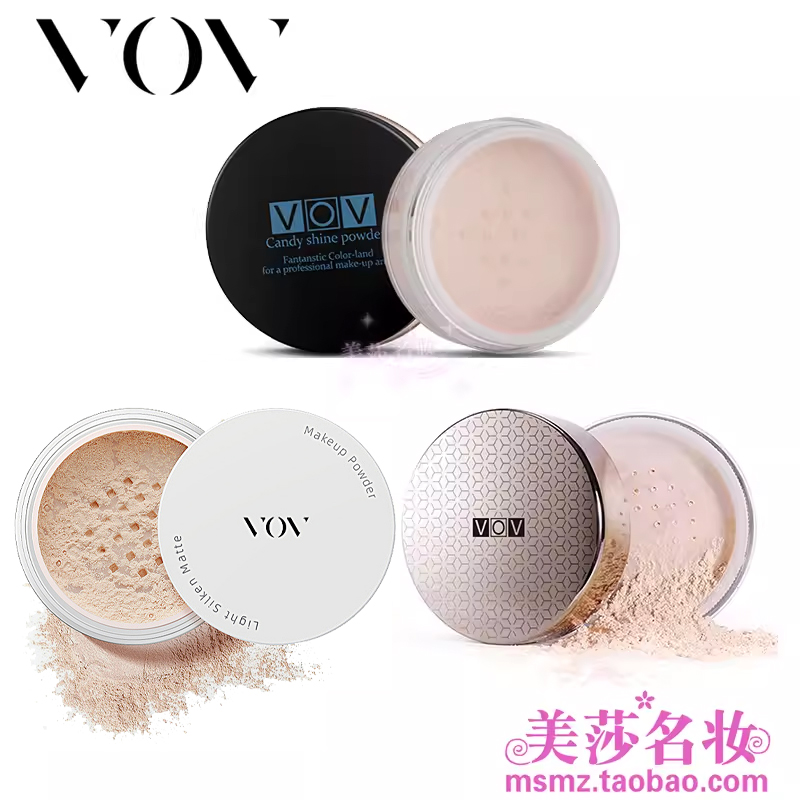 Легкая шелковистая рассыпчатая пудра VOV с эффектом тумана, тонкая прозрачная, ухаживающая за кожей, стойкая, натуральное покрытие, контроль жирности