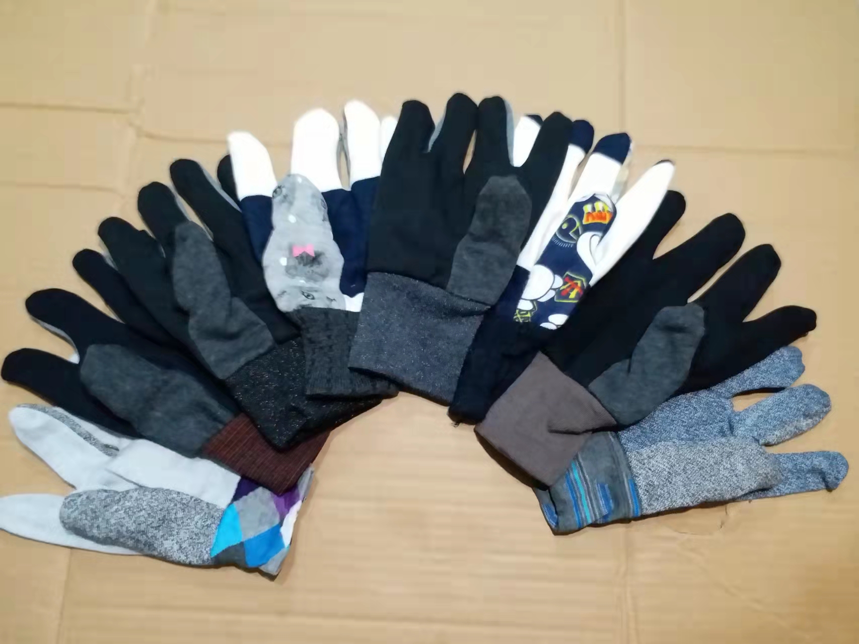 Трёхнитевые защитные флисовые перчатки тепловые, износостойкие, защитные, рабочие, из чистого хлопка, маслостойкие, впитывающие пот, утолщённые