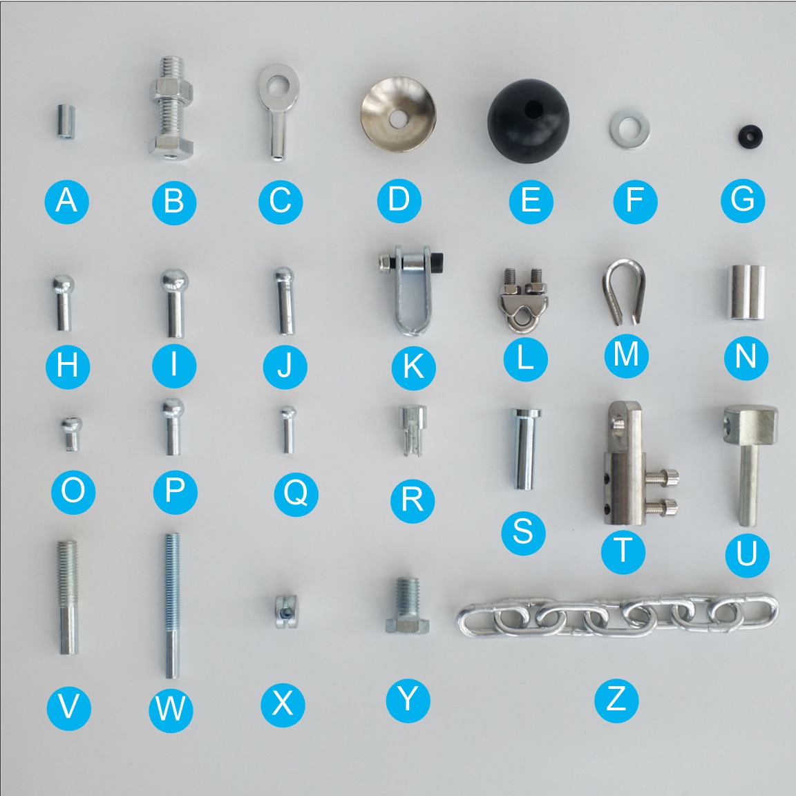 Поставка различных размеров оконцовок стальных тросов, пресс-гильз, заклепок, свинцовых наконечников для фитнес-оборудования и аксессуаров для спортзалов