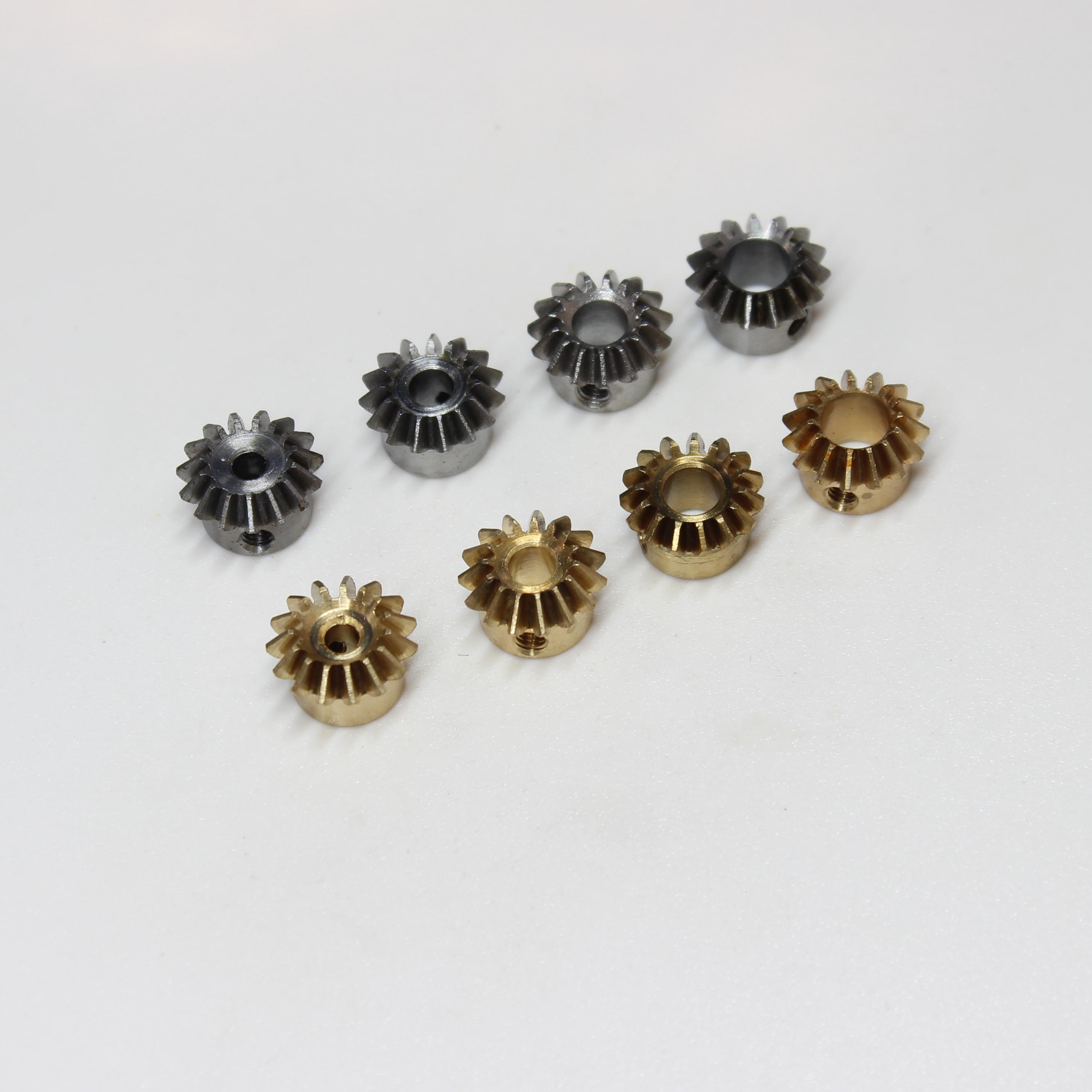 Модуль 0.8, 15 зубьев, 45 градусов, коническое зубчатое отверстие 1:1, латунная коническая шестерня 3456, сталь 45, нержавеющая сталь, стандартная прямая коническая шестерня 90 градусов