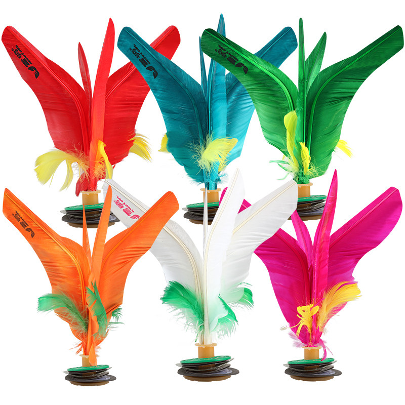 Специальный высокоэластичный волан на перьях "Good Friend Snow Owl" для соревнований по киданию, фитнеса взрослых и спорта детей начальных классов