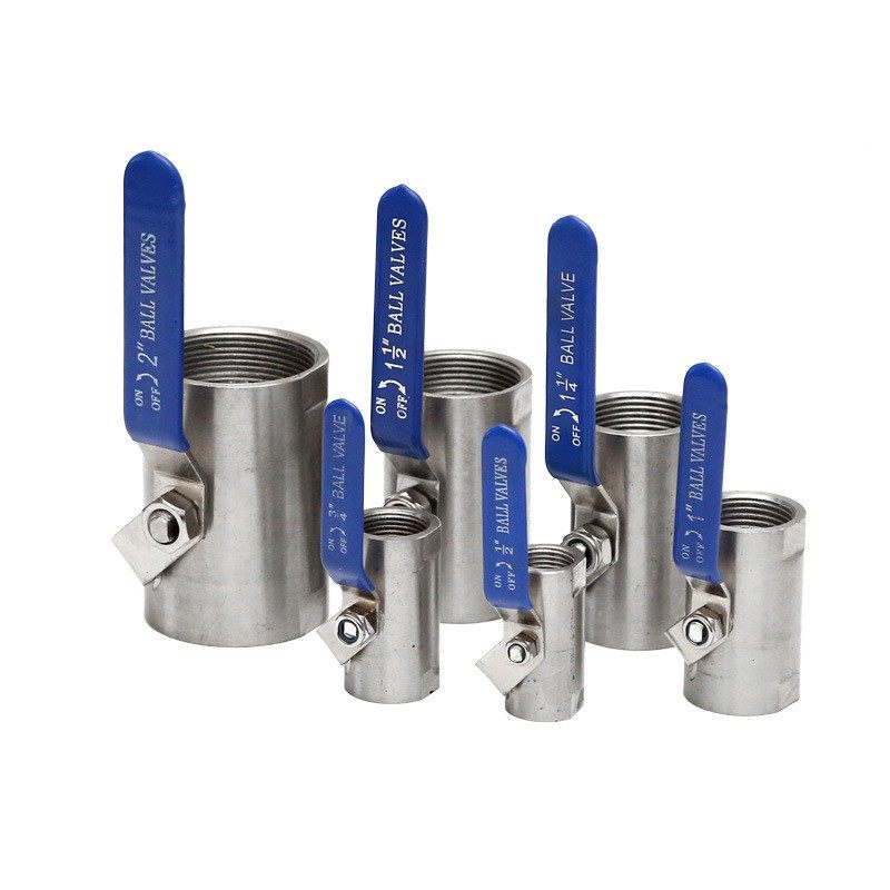 不锈钢球阀广式球阀蒸汽高温球阀门内螺纹丝口阀门4分6分1寸DN15