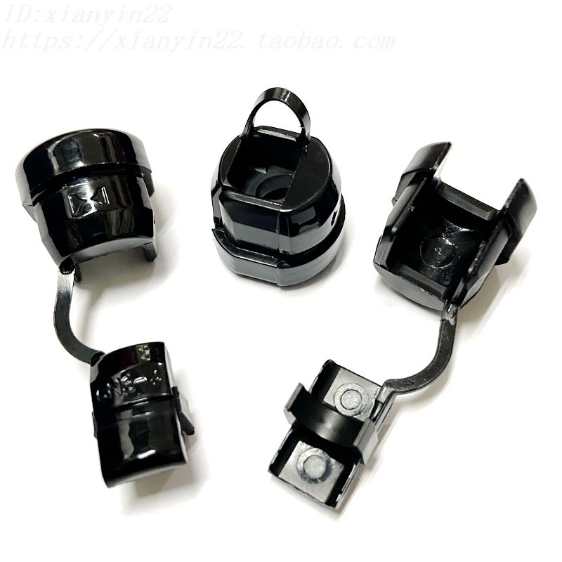 6N3-4 Chassis Power Cable Clamp Protective Ring Tight-fitting Cable Sleeve Plastic Nylon Material Black