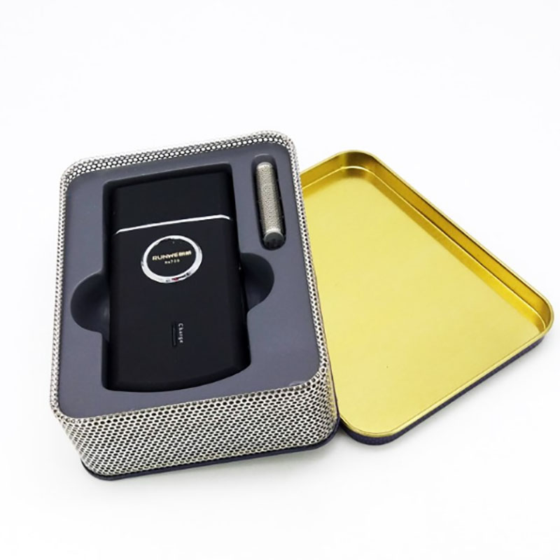 Мужская электробритва Langwei RS709 портативная роторная с ультратонкой сеткой, моющаяся, компактная