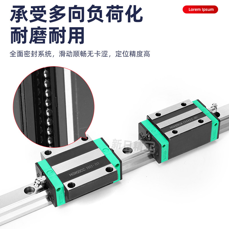 Отечественный линейный направляющий блок Hiwin HGH/HGW15/20/25/30/35CA45 квадратная направляющая