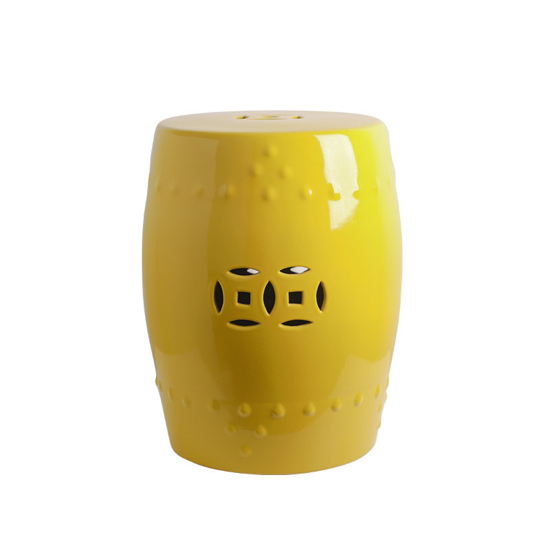 Домашний керамический прохладный табурет, барабанный табурет, табурет для смены обуви, вышитый табурет, ванночный табурет, китайский круглый табурет из высокотемпературной керамики Цзиндэчжэнь