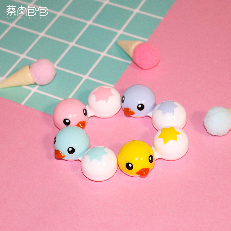 Футляр для контактных линз Кайда, новый простой и удобный с милым дизайном утенка 82076