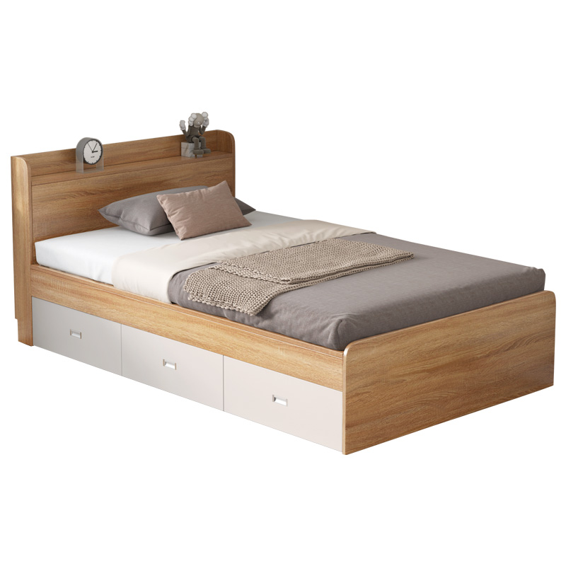 Детская односпальная кровать для малогабаритных квартир 1 м и 1,2 м с ящиками для хранения, просторная кровать для аренды