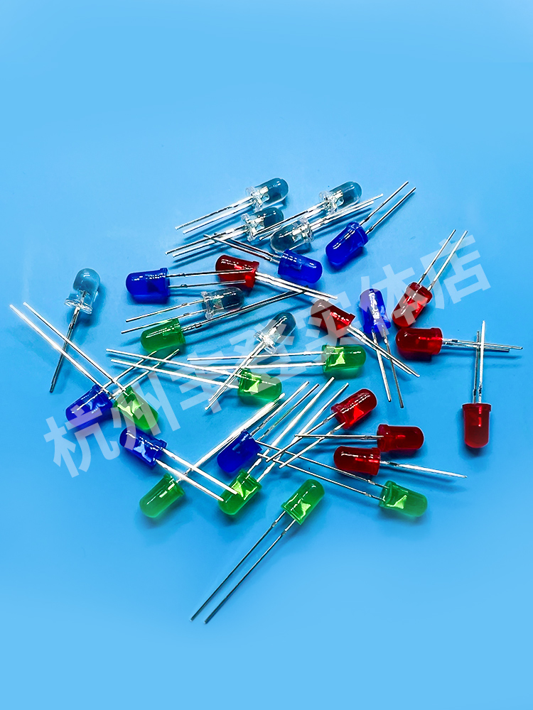 Светодиод F3 3/5 мм красный желтый синий желто-зеленый изумрудный белый двухцветный светодиод белый светящийся красный LED