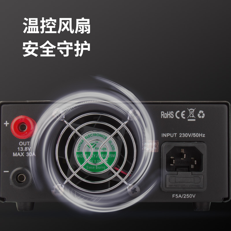 Qiu Jing 4-го поколения PS30SWIV Автомобильный базовый коротковолновой радиоприемник с DC коммутационным источником питания 13.8В 30А