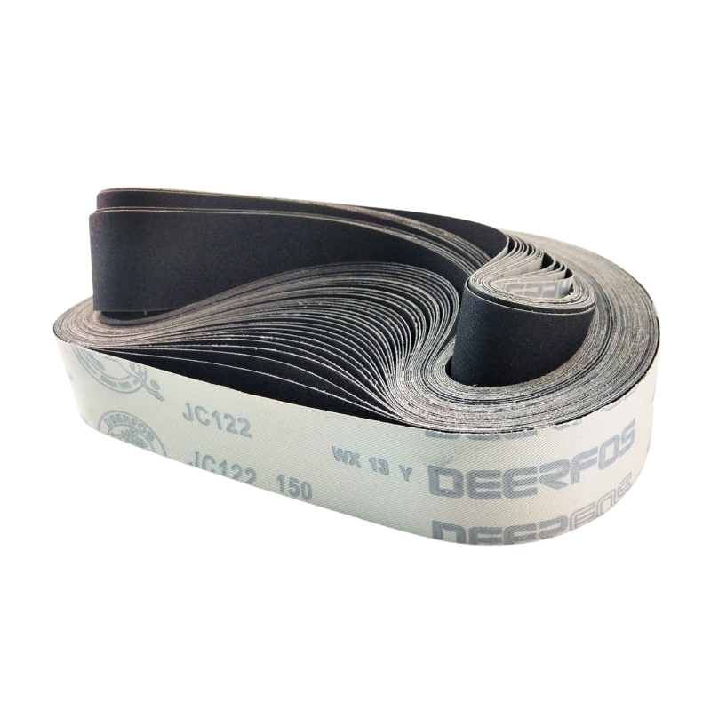 Полировочная лента из карбида кремния Lupai JC122, металлическая наждачная лента, мягкий тканевый черный абразив 915*50мм, шлифовальная машина для лент