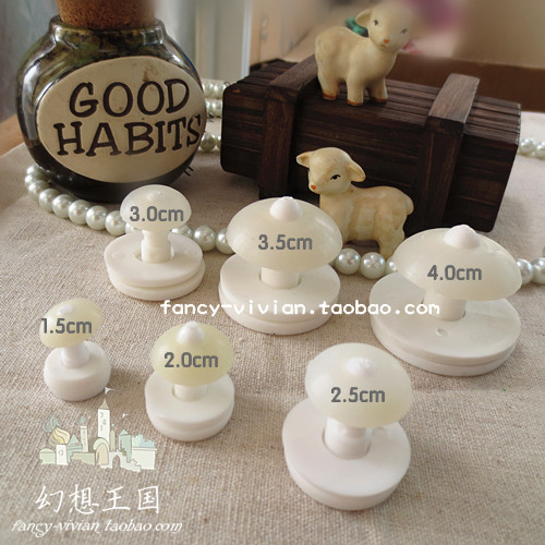 Фурнитура для кукол Медвежонок Тедди со стыковочным штифтом для рукоделия 1.5/2/2.5/3/3.5/4см