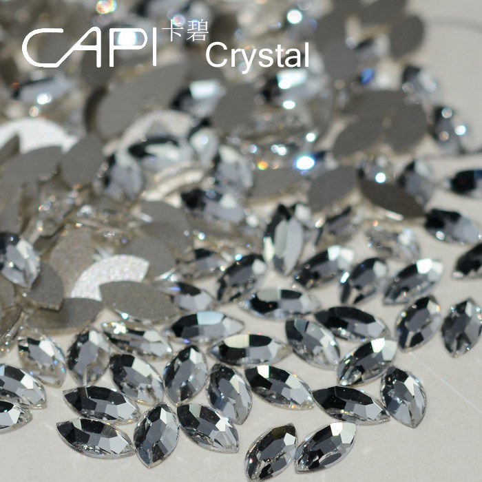 Австрийские кристаллы Swarovski 2200 плоские белые наветт для нейл-арта DIY