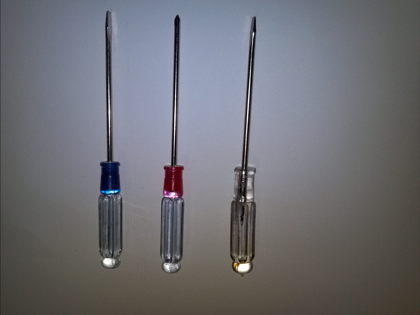 3-дюймовый маленький отвертка с прозрачной кристаллической ручкой, мини отвертка, маленький инструмент для винтов