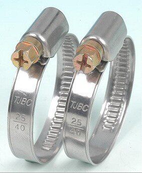 Акция TJBC полный хомут из нержавеющей стали 304 / Немецкий стиль / Крестообразная головка болта / Международный стандарт DIN3017