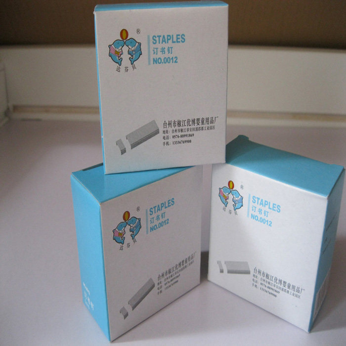 Скобы Dafen Beideli 24/6 №12 - универсальные стандартные скобы для электрических и пневматических степлеров, 5000 шт./коробка