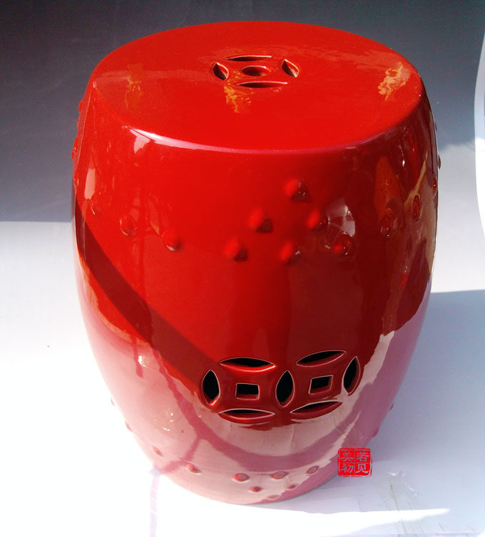 Домашний керамический прохладный табурет, барабанный табурет, табурет для смены обуви, вышитый табурет, ванночный табурет, китайский круглый табурет из высокотемпературной керамики Цзиндэчжэнь