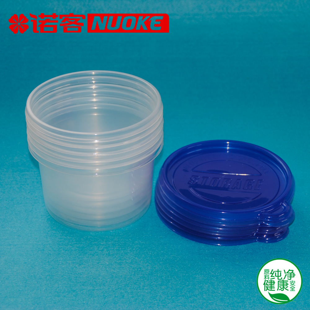 Одноразовый пищевой контейнер круглой формы с крышкой, объем 916 мл, с возможностью нанесения логотипа