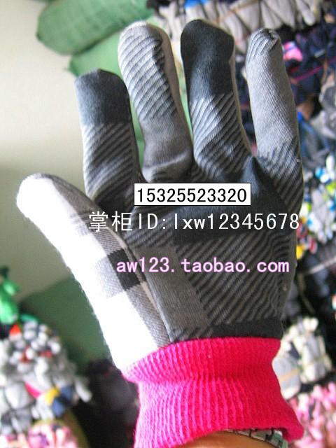 Трёхнитевые защитные флисовые перчатки тепловые, износостойкие, защитные, рабочие, из чистого хлопка, маслостойкие, впитывающие пот, утолщённые