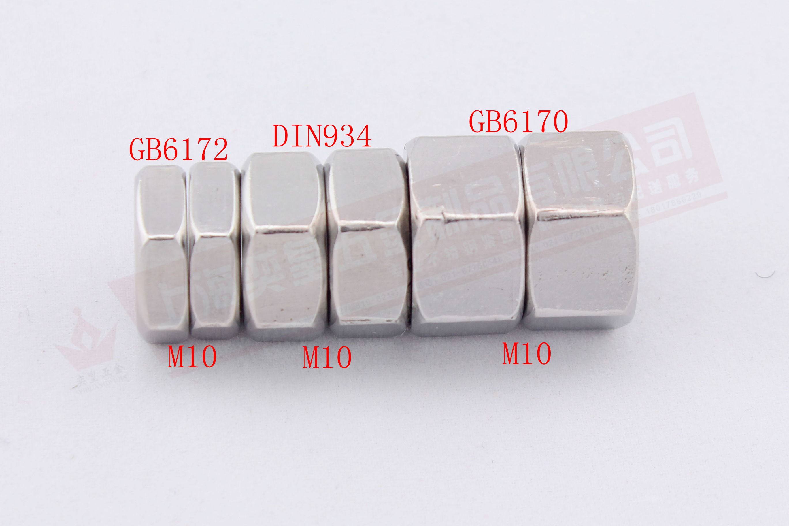 Акция на подлинную толстую шестигранную гайку из нержавеющей стали 304 GB6170 M3 M5 M6 M8 M10 M12 M14 M16 M20