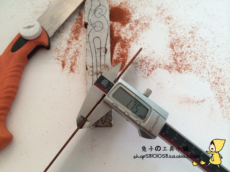 Ручная деревянная пила Qihong, столярная пила, пила для выборки шипов с тройным лезвием, бытовая пила для твердой и красной древесины