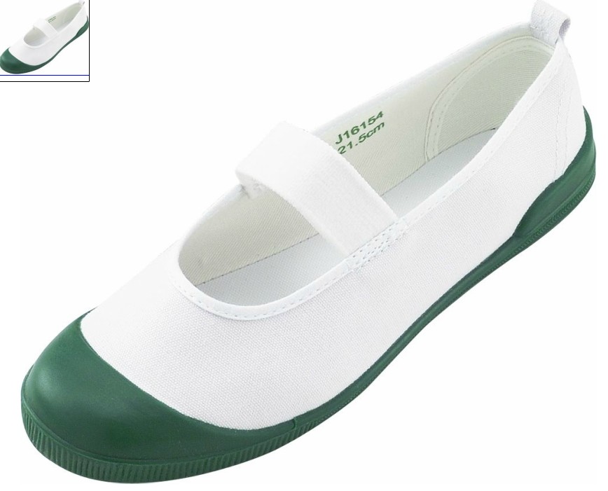 红榈山东省鞋幼儿园日式室内帆布体操表演护士cosplay大码小白鞋