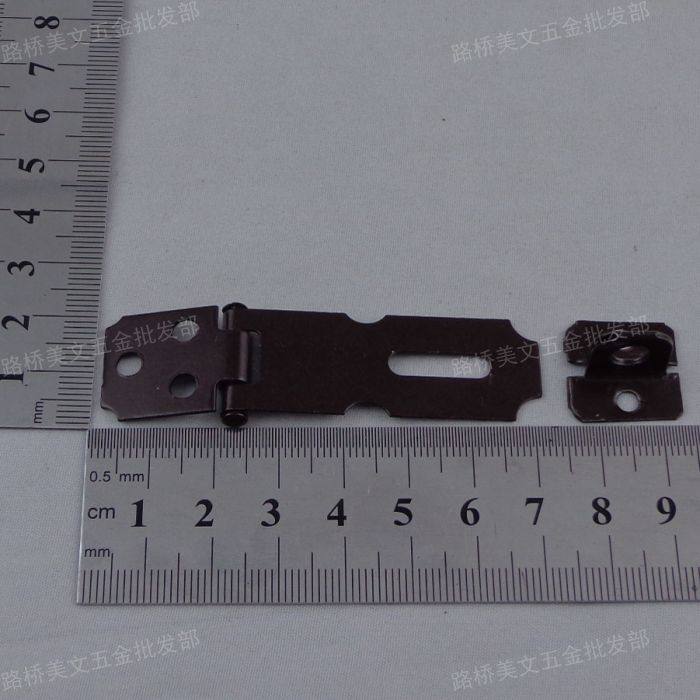 2-Inch Iron Box Latch / Small Catch / Hasp / Lock Catch / Concealed Box Latch / Padlock Hasp / Luggage Accessories / Factory Direct